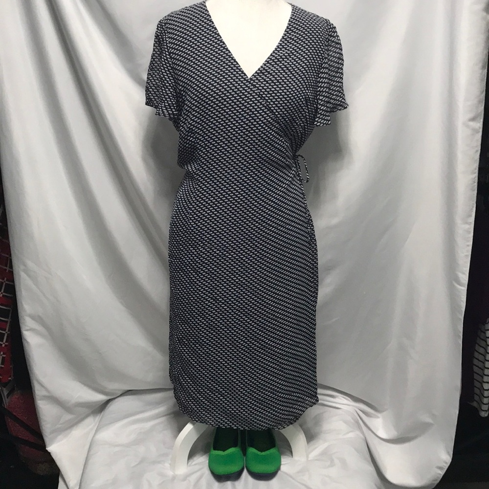 Dark Navy Wrap dress size 14